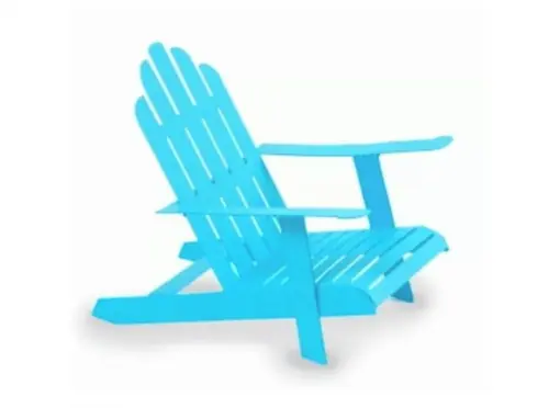Cadeira de Praia 3d Piscina Arquivo de Corte Silhouette