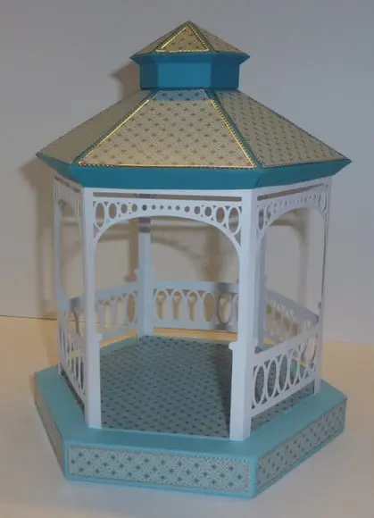 Arquivo de Corte Silhouette Coreto Gazebo 3d