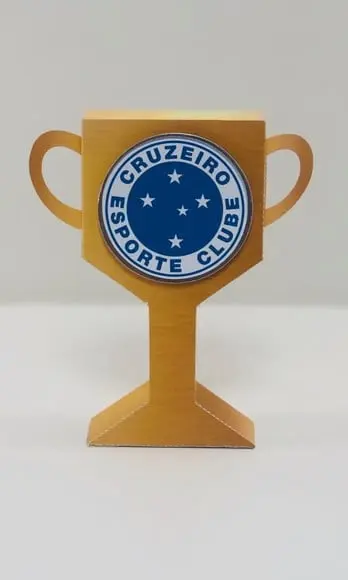 Molde Para Corte Trofeu Cruzeiro Futebol
