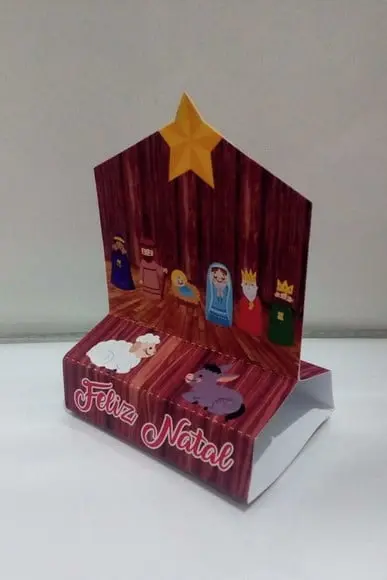 Arquivo Silhouette Porta Bis Duplo Natal