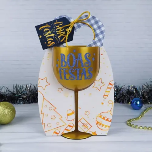 Arquivo Studio Suporte para Taça de Gin Ano Novo