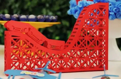 Arquivo Digital Montanha Russa 3d Porta Doces