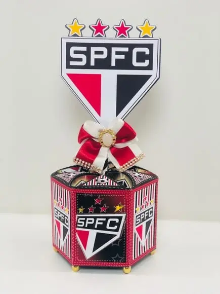 Arquivo de Corte Centro de Mesa Futebol São Paulo