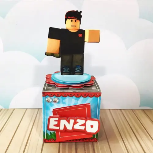 Arquivo de Corte Caixa Cubo Roblox