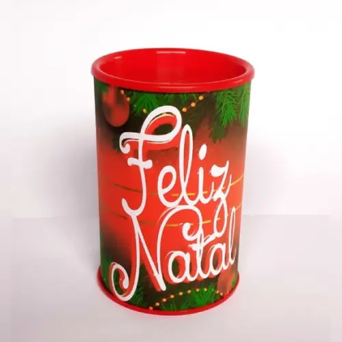 Arquivo de Corte Rótulo Cofrinho Natal