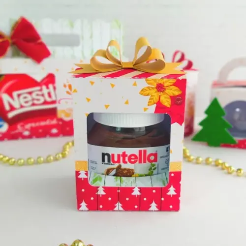 Arquivo Silhouette Caixa Nutela 140g Natal