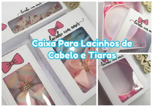 Arquivo Silhouette Kit Caixas Lacinhos e Tiaras