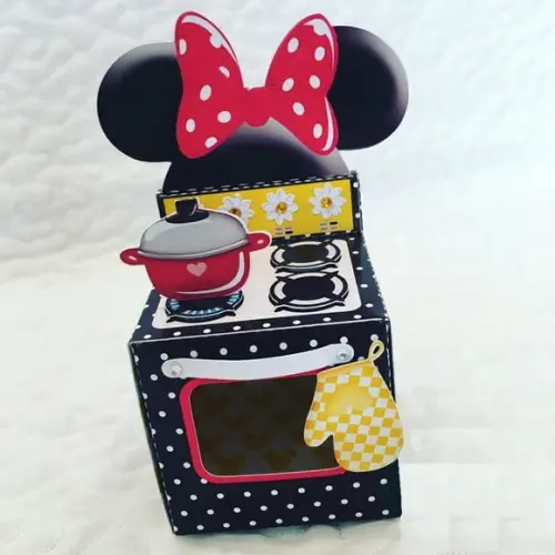 Arquivo Silhouette Fogão Cozinha Da Minnie