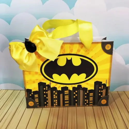 Arquivo Silhouette Sacolinha Batman Cute