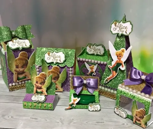 Arquivo Silhouette Kit TinkerBell 3 Fada Sininho