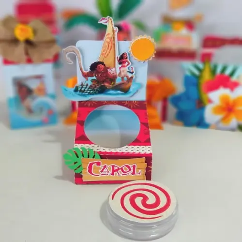 Arquivo Silhouette Porta Latinha Moana