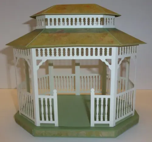 Arquivo Silhouette Coreto Gazebo 3d