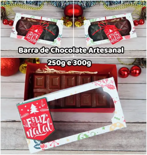 Arquivo Studio Caixa Barra Chocolate Artesanal Natal