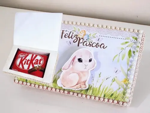 Arquivo de Corte Caixa Kit Kat Páscoa Tradicional