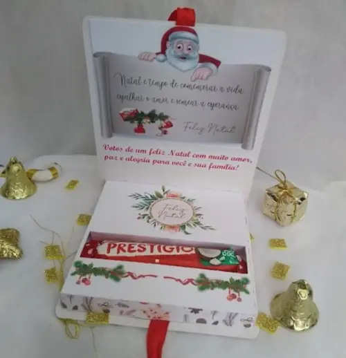 Caixa Prestígio Arquivo de Corte para Silhouette Natal
