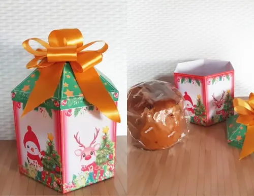 Arquivo Silhouette Caixa Panetone 400gr Natal