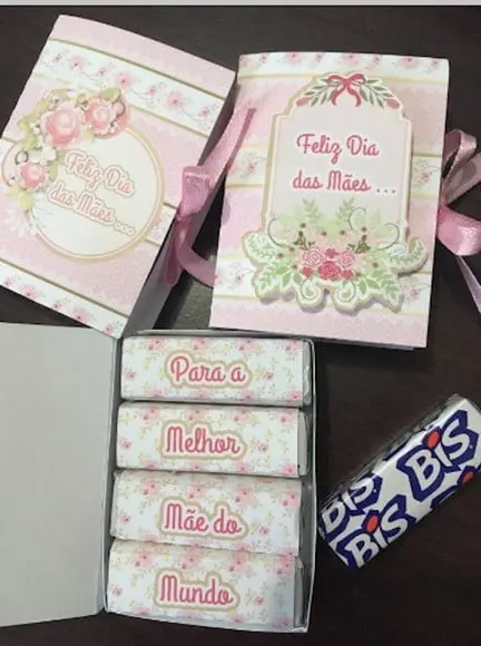 Arquivo Silhouette Caixinha Livro 4 Bis Dia das Mães