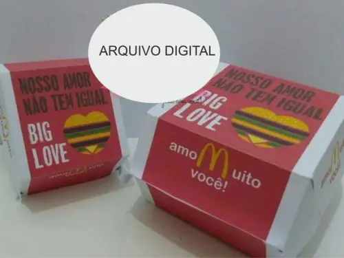 ARQUIVO DIGITAL Silhouette Caixa Sanduiche Big Love namorad