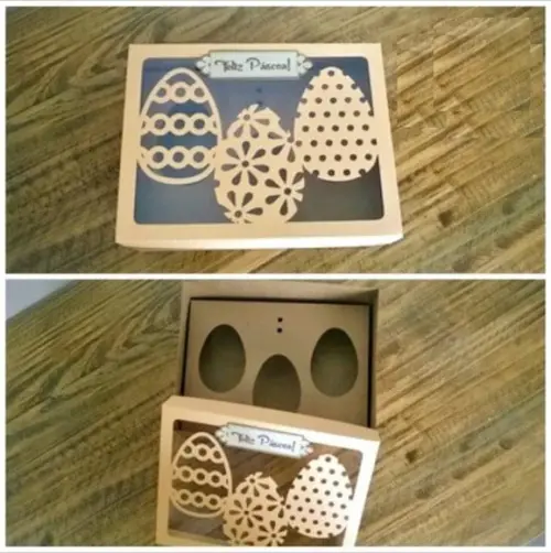 Arquivo de Corte Caixa Ovo Colher 50 e 100gr Páscoa