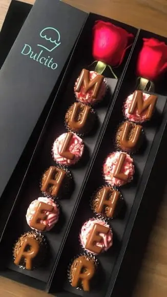 Arquivo Silhouette Caixa Rosas e Docinhos Dia das Mães