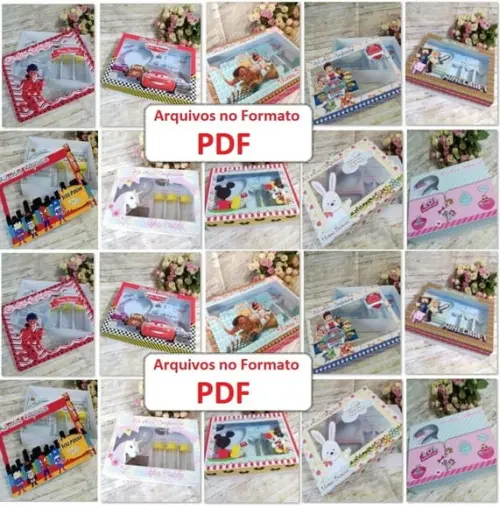 Arquivo Kits Mini Confeiteiro Pascoa (pdf) Manual Tesoura