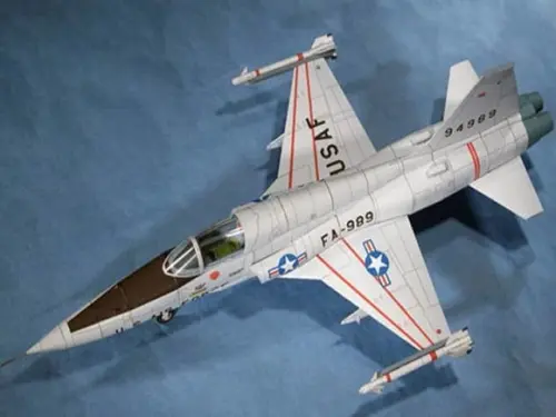 Arquivo pdf Papercraft Aeronave Northrop F-5a 3d