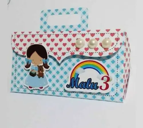 Arquivo Silhouette Caixa Bolsinha Magico de Oz Cute