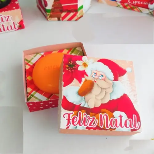 Caixa 01 Sabonete Natal Arquivo de corte