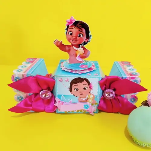 Arquivo de Corte Studio Caixa Bala Moana Baby