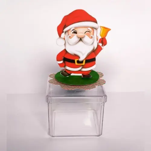 Arquivo de Corte Aplique Caixa Acrílica 5x5 Natal