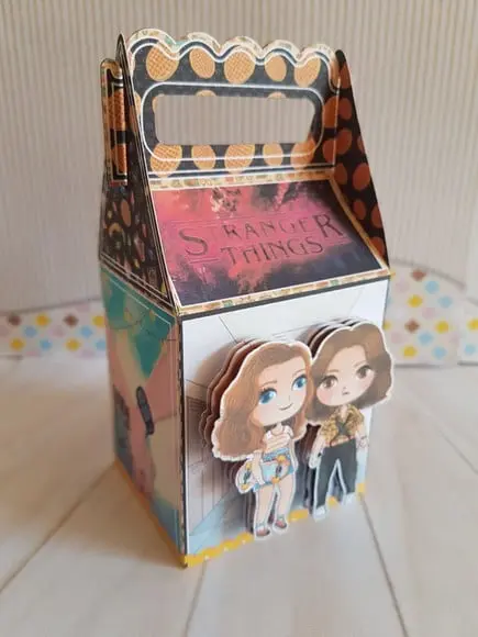 Arquivo de Corte Caixa com Alça Stranger Things