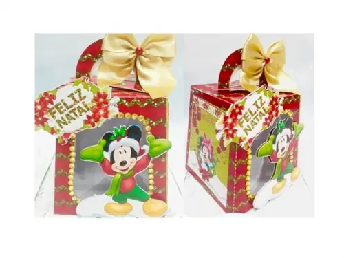 Arquivo Silhouette Caixa Mini Panetone Natal Infantil