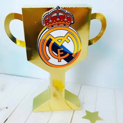 Molde Para Corte Trofeu Real Madrid Futebol