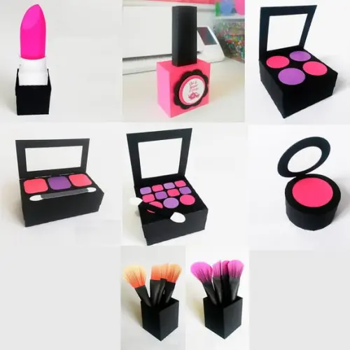 ARQUIVO DIGITAL Silhouette kit maquiagem 3