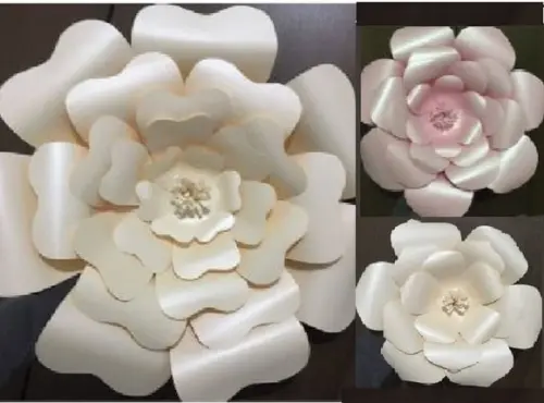 Arquivo de Corete Molde Flor de Papel 3d