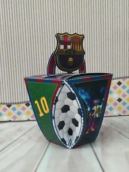 Arquivo de Corte Caixa Sushi Futebol Barcelona