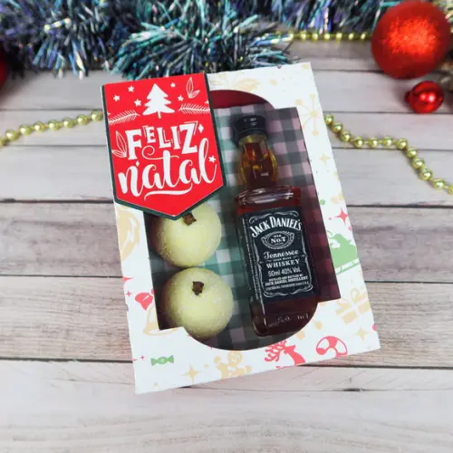 Arquivo Studio Caixa Doces e Mini Jack Daniels Natal