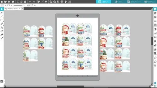 Arquivo de Corte Tags para Natal