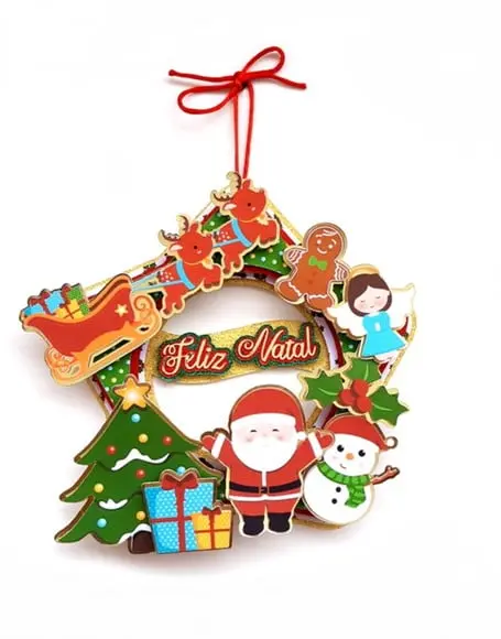 Arquivo para Corte em Png Guirlanda Natal