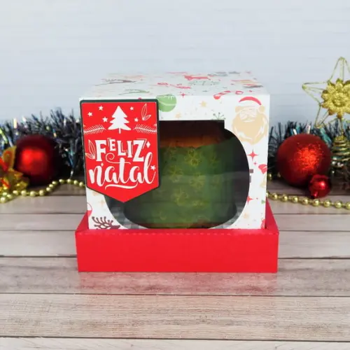 Arquivo Studio Caixa Panetone 250g Natal