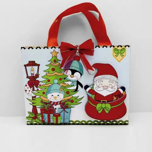 Arquivo Silhouette Sacolinha Presentes Natal