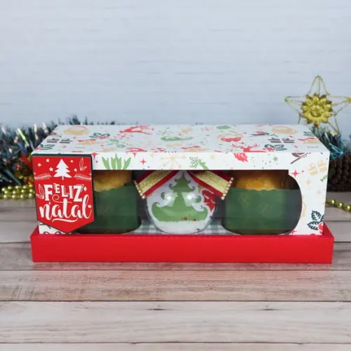 Arquivo Studio Caixa 2 Panetones 100g e Esfera Natal