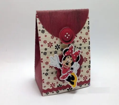 Arquivo Silhouette Sacolinha Minnie
