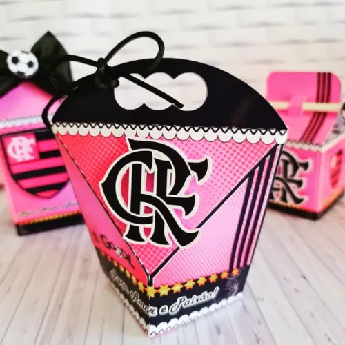 Arquivo de Corte Caixa Trapezio Futebol Meninas