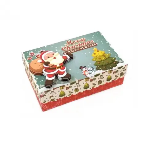 Arquivo Silhouette Caixa 4 e 6 Doces com Cola Natal