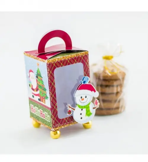 Arquivo Silhouette Caixa para Cookies Natal