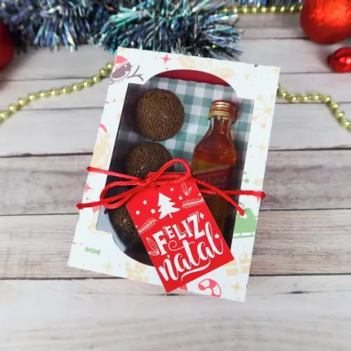 Arquivo Studio Caixa Doces e Mini Red Label Natal