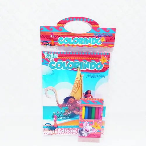 Arquivo de Corte Revistinha de Colorir Moana pdf