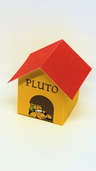 Arquivo Silhouette Casinha Pluto Turma do Mickey