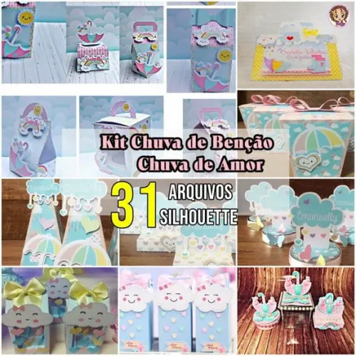 Kit Chuva De Amor e Benção Arquivos Silhouette